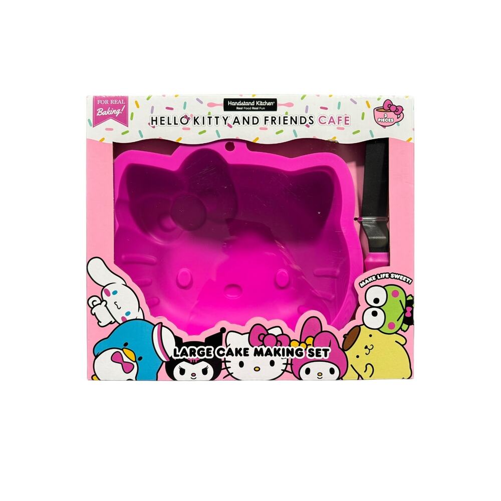Handstand Kitchen Sanrio Hello Kitty & Friends Cafe Cake Making Set NIB